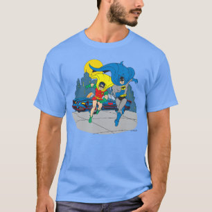 T-shirt Batman et Robin Minuit Gotham Rétro Vintage Com