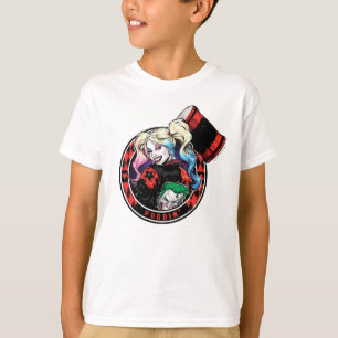 T-shirt Batman   Harley Quinn Winking With Mallet