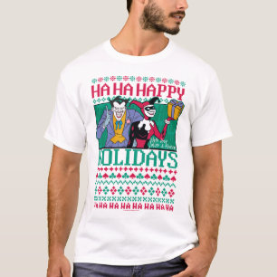 T-shirt Batman   Joyeuses fêtes Joker & Harley Quinn