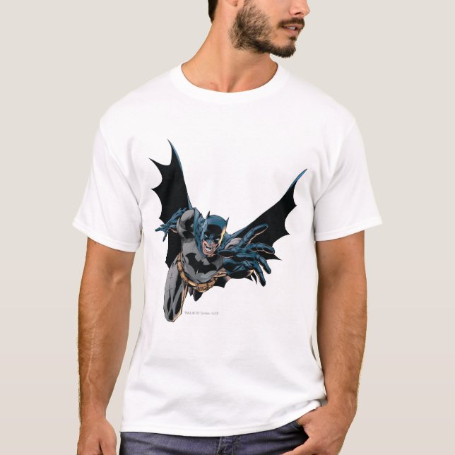 T-shirt Batman Jumping Forward, crie (Devant)