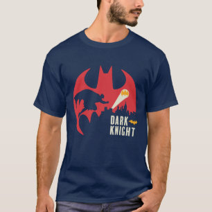 T-shirt Batman Le logo de la chauve-souris Dark Knight