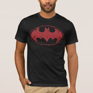 T-shirt Batman Logo Oozing Red Bat