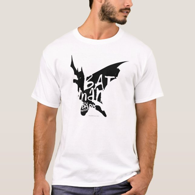 T-shirt Batman manuscrit (Devant)