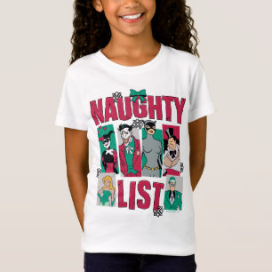 T-Shirt Batman   Père Noël Naughty Liste des méchants