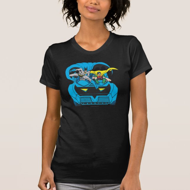 T-shirt Batman & Robin Ride Batmobile (Devant)