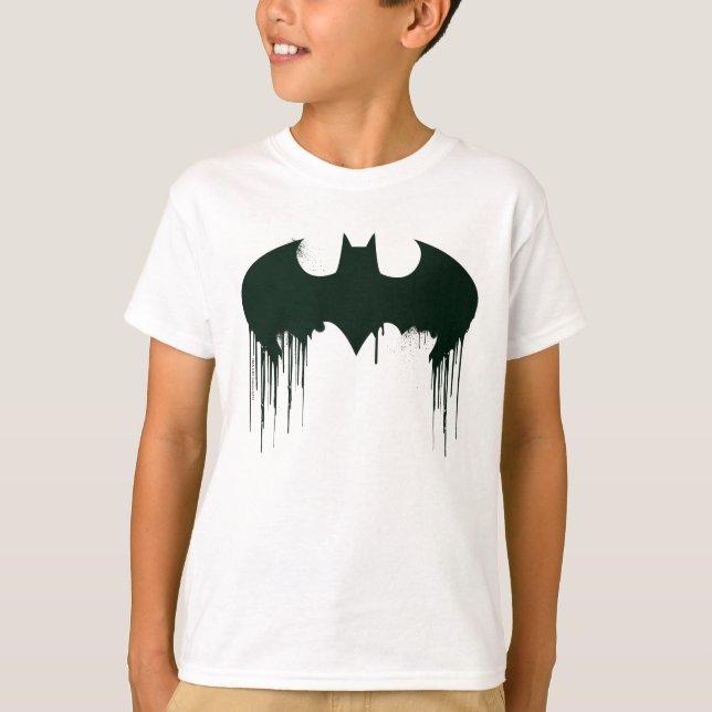 T-shirt Batman Symbol | Spraypaint Logo (Devant)