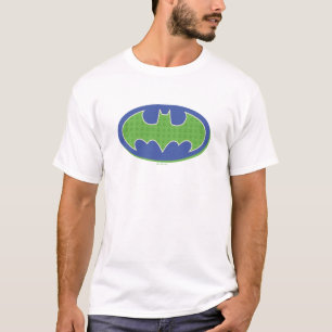 T-shirt Batman Symbole pourpre et vert