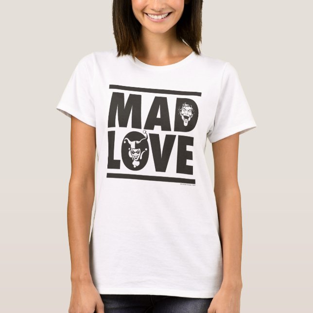 T-shirt Batman Valentine | Joker & Harley - Mad Love (Devant)