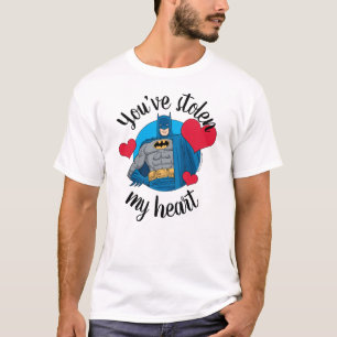 T-shirt Batman Valentine Vous avez volé mon coeur