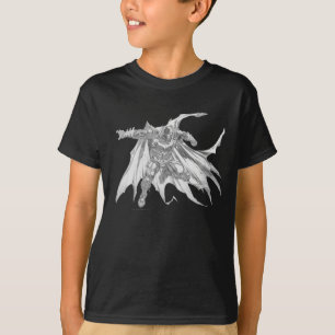 T-shirt Batman with cape Drawing