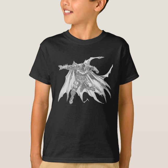 T-shirt Batman with cape Drawing (Devant)
