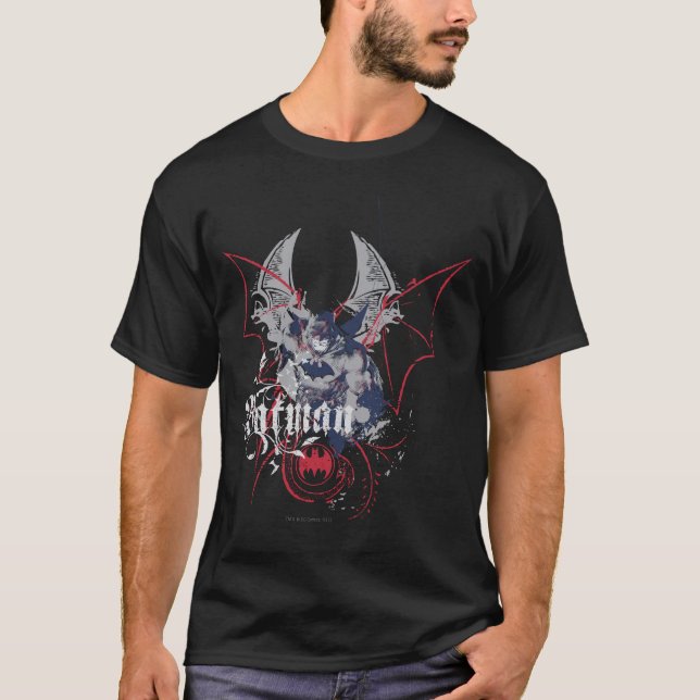 T-shirt Batman with Grey and Red (Devant)