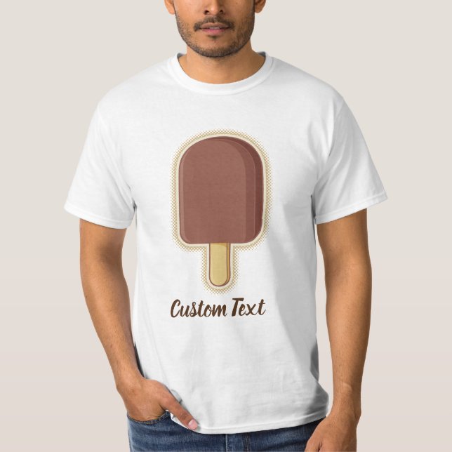 T-shirt Bâton à crème glacée au chocolat (Devant)
