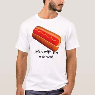 T-shirt Bâton avec les weiners !