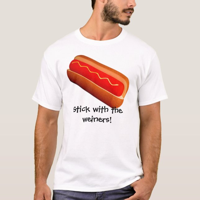 T-shirt Bâton avec les weiners ! (Devant)