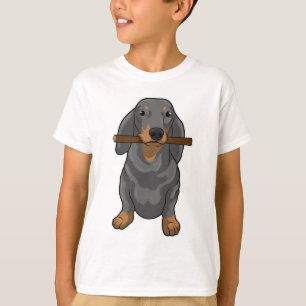 T-shirt Bâton Dachshund