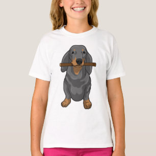 T-shirt Bâton Dachshund