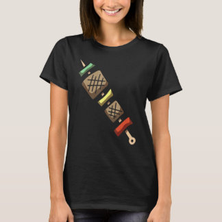 T-shirt Bâton de barbecue fumant viande boeuf poulet Grill