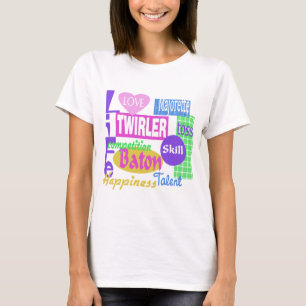 T-shirt Baton Live
