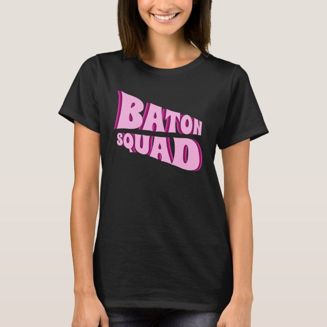 T-shirt Baton Twirling Squad Majorette 1 (Devant)