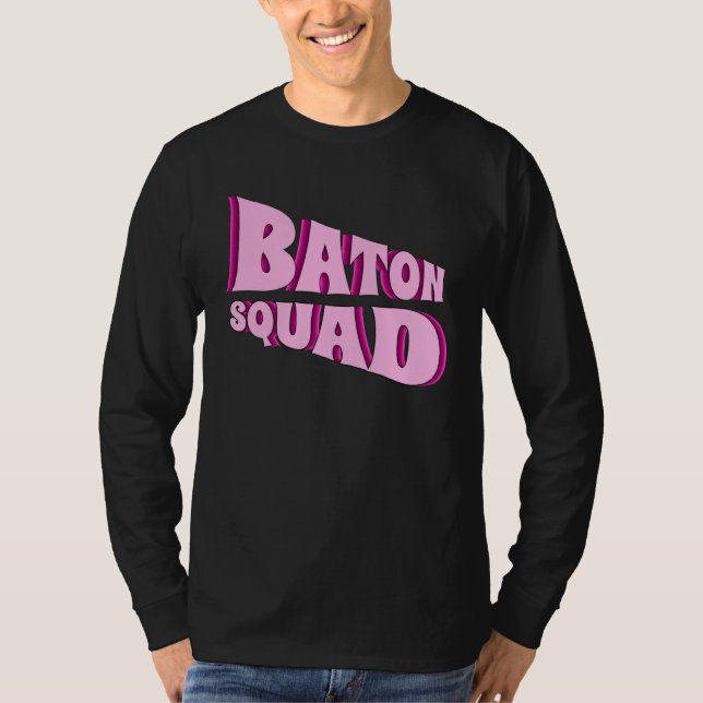 T-shirt Baton Twirling Squad Majorette  1 (Devant)