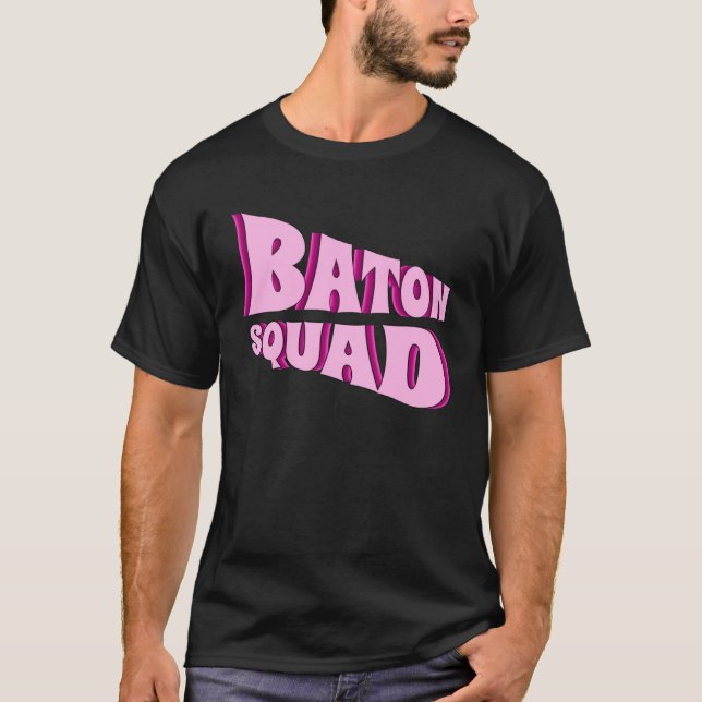 T-shirt Baton Twirling Squad Majorette  1 (Devant)