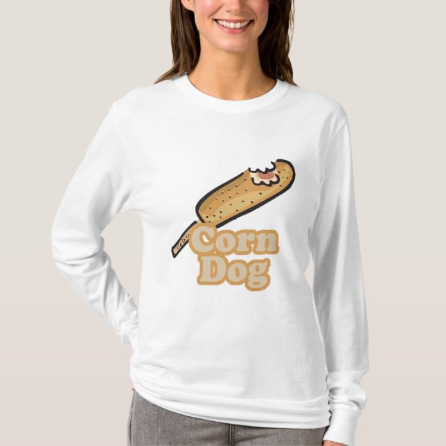 T-shirt bâtonnet de maïs frit (Devant)