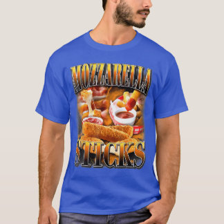 T-shirt Bâtonnets de fromage Mozzarella CD de rap bootleg