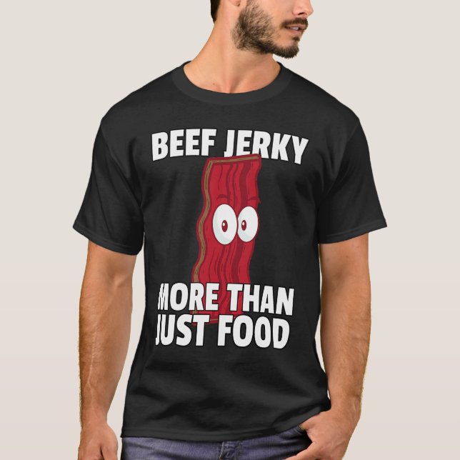 T-shirt Bâtonnets de Keto saine de Jerky de Boeuf (Devant)