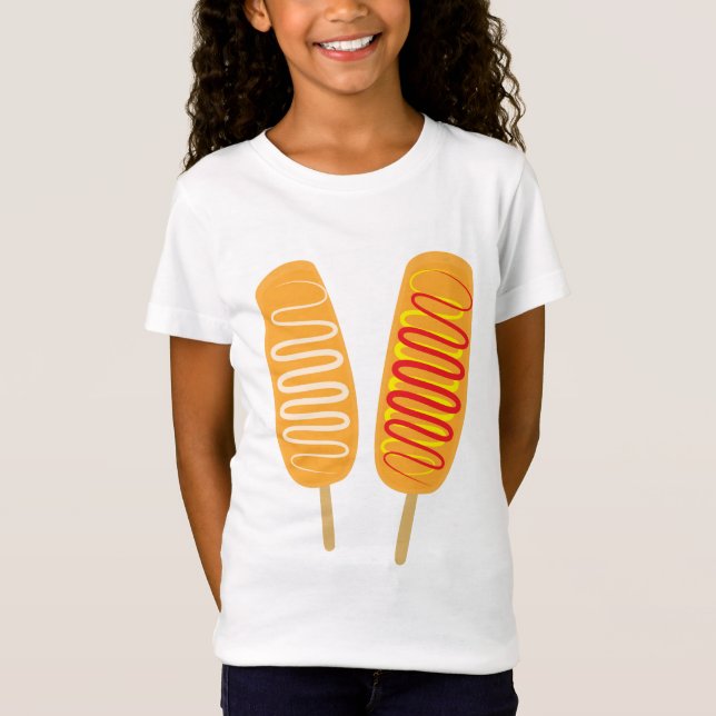 T-Shirt Bâtonnets de maïs cornéens (Devant)