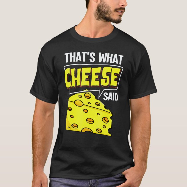 T-shirt Bâtonnets de Planche à Fromage Végétaliens Blagues (Devant)