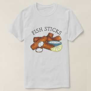T-shirt Bâtonnets de poisson Bâtonnets de poisson Doigts d