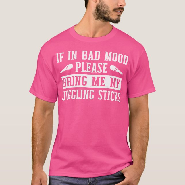 T-shirt Bâtons de jonglage Citation Jongleur (Devant)
