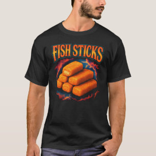 T-shirt Bâtons de poisson Aliments favoris Bâtons de poiss
