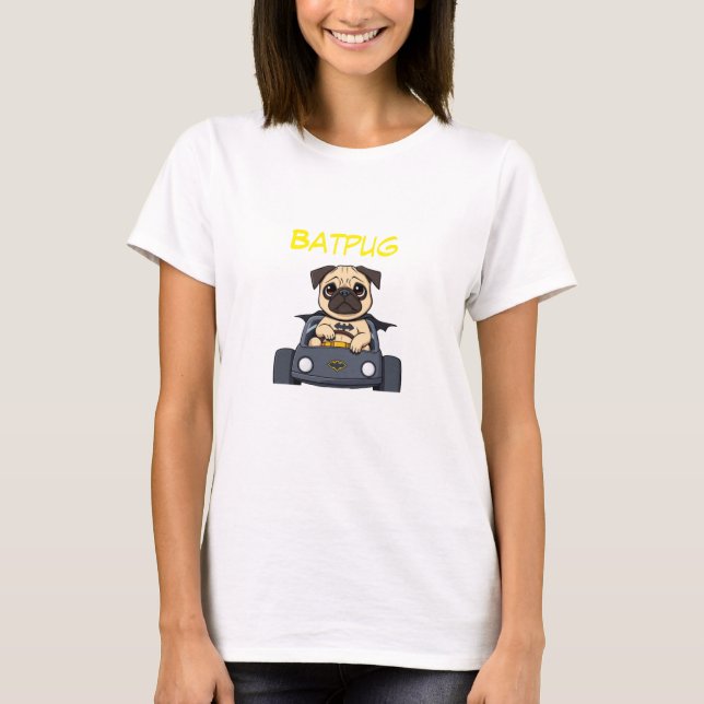 T-shirt Batpug (Devant)