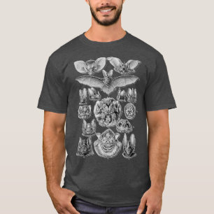T-shirt Bats Illustration scientifique Dessin Biologie Art