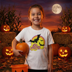 T-shirt Bats volants Pleines lunes nocturnes d'Halloween