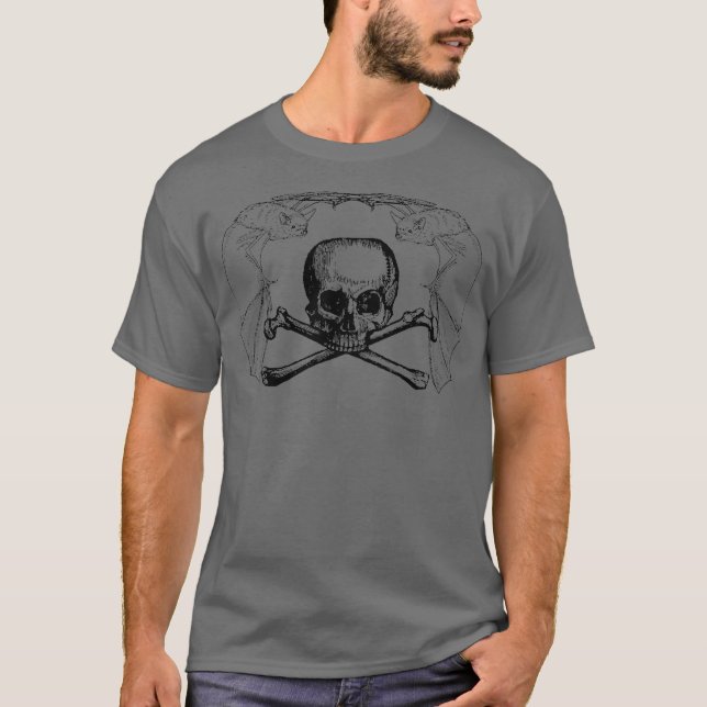 T-shirt batSkullBones (Devant)