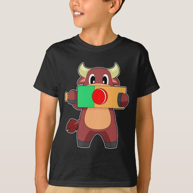 T-shirt Batte de cricket (Devant)
