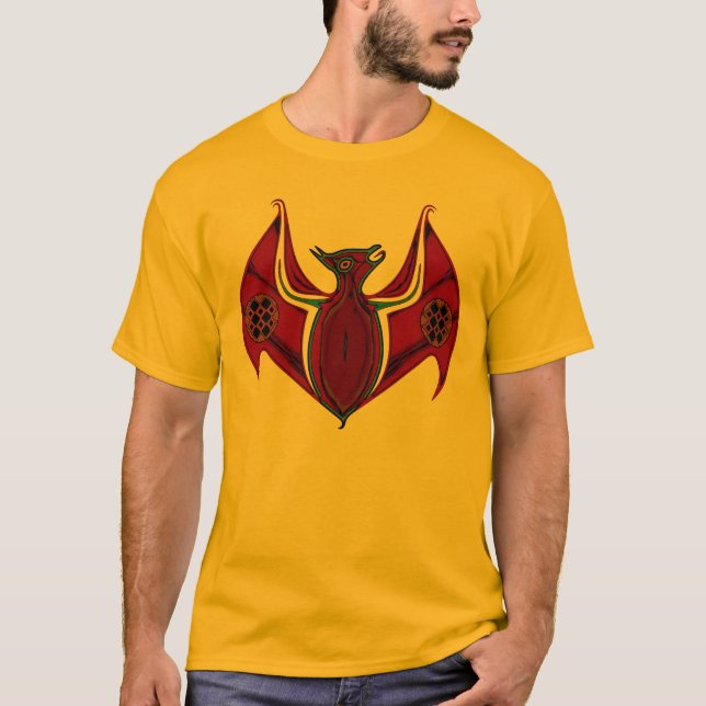 T-shirt Batte rouge (Devant)