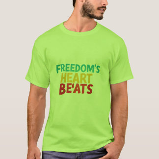 T-shirt battement cardiaque des libertés