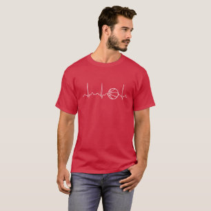 T-SHIRT BATTEMENT DE COEUR DE BASKET-BALL
