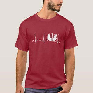 T-shirt Battement de coeur de psychologue