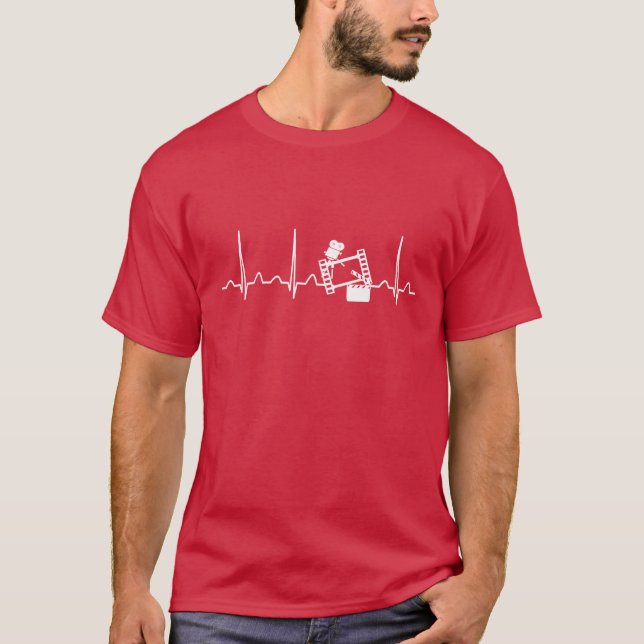 T-shirt Battement de coeur de réalisateur (Devant)