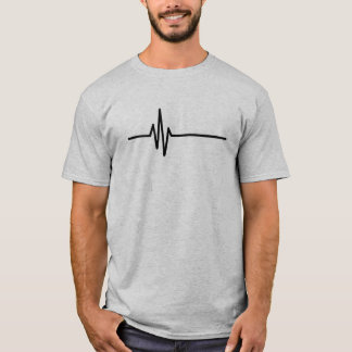 T-shirt Battement de coeur d'impulsion de fréquence