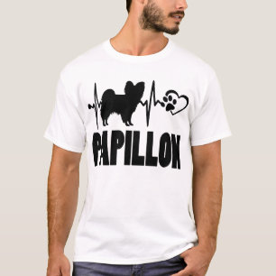 T-shirt Battement de coeur – Papillon - Meilleur ami chien