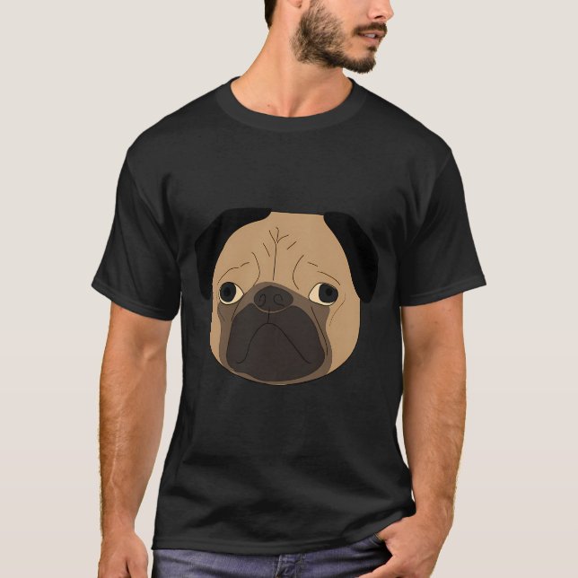 T-shirt battements de coeur de husky (Devant)