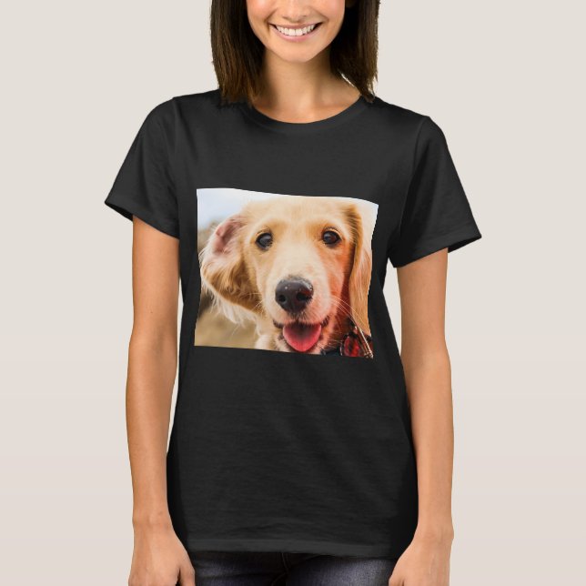 T-shirt battements de coeur de pitbull (Devant)