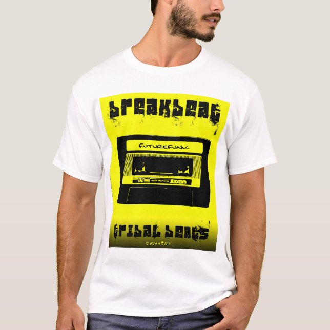 T-shirt battements de tribal de futurefunk (Devant)