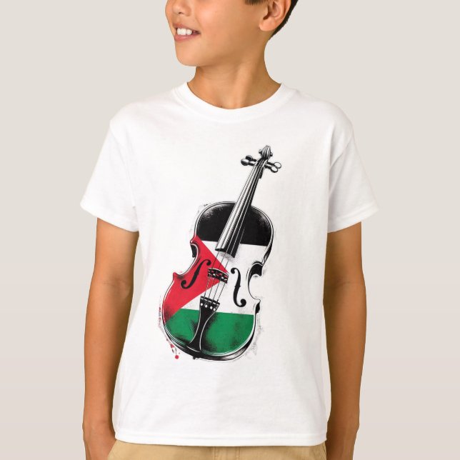 T-shirt battements pour la palestine (Devant)